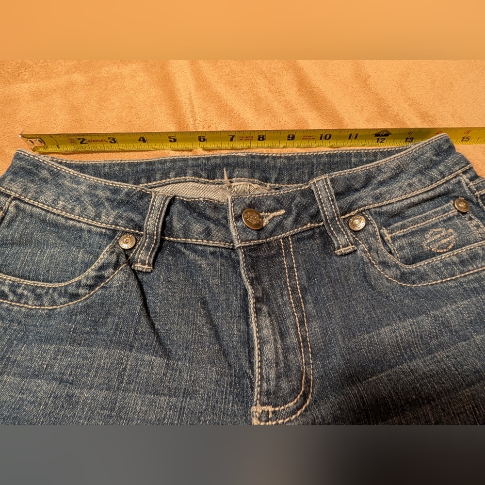 Authentic Harley-Davidson® Women's Blue Jeans Size 4 - Picture 7 of 7